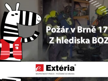 Požár dílny v Brně Řečkovicích: Poučení z hlediska BOZP