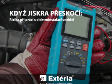 Když jiskra přeskočí: Rizika při práci s elektroinstalací vozidel