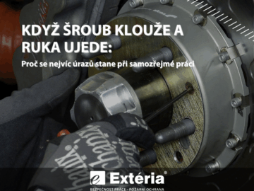 Když šroub klouže a ruka ujede: Proč se nejvíc úrazů stane při samozřejmé práci