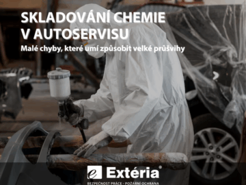Skladování chemie v autoservisu: