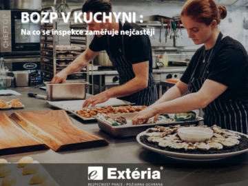 BOZP v&nbsp;kuchyni: Na co se inspekce zaměřuje nejčastěji