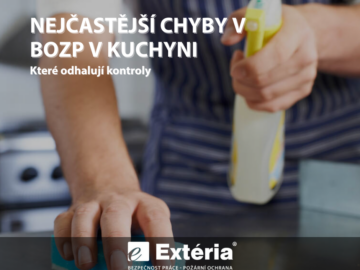 Nejčastější chyby v&nbsp;BOZP v&nbsp;kuchyni, které odhalují kontroly