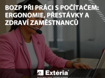 BOZP při práci s&nbsp;počítačem: Ergonomie, přestávky a&nbsp;zdraví zaměstnanců