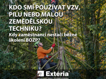 Obsluha VZV, pily a&nbsp;křovinořezu: Kdo je smí používat?